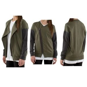 lululemon athletica Olive and Charcoal Utility Jacket